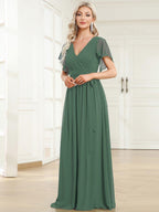 Miss | Avondjurk Dames Maxi A-lijn Elegant - Chiffon