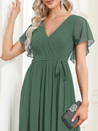 Miss | Avondjurk Dames Maxi A-lijn Elegant - Chiffon