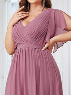 Miss | Avondjurk Dames Maxi A-lijn Elegant - Chiffon