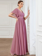 Miss | Avondjurk Dames Maxi A-lijn Elegant - Chiffon