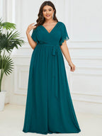 Miss | Avondjurk Dames Maxi A-lijn Elegant - Chiffon
