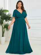 Miss | Avondjurk Dames Maxi A-lijn Elegant - Chiffon