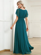 Miss | Avondjurk Dames Maxi A-lijn Elegant - Chiffon