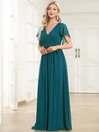 Miss | Avondjurk Dames Maxi A-lijn Elegant - Chiffon