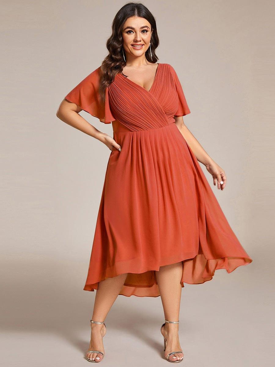 Sienna’s | Dress Women Maxi High‑Low – Chiffon