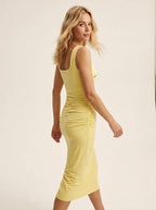 Miss | Jurk Dames Midi Mouwloos Elegant - Polyester