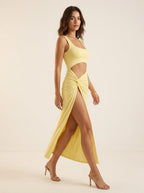 Miss | Jurk Dames Midi Mouwloos Elegant - Polyester