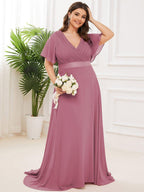 Miss | Jurk Dames Maxi Empire - Chiffon
