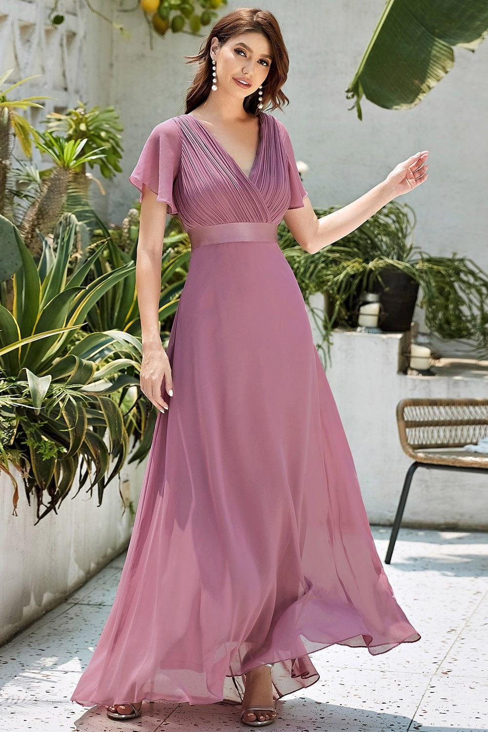 Sienna’s | Dress Women Maxi Empire – Chiffon