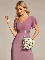 Miss | Jurk Dames Maxi Empire - Chiffon