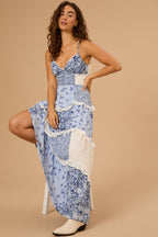 Maribelle | Boho Patchwork Maxi Dress