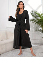 Grace | Wmen Elegant Lace Robe Set