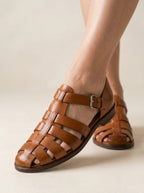 Miss | Sandalen Dames Zomers Multi-strap - Leer