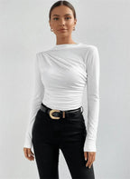 Miss | Top Dames Casual Asymmetrisch Mouwloos - Gebreid