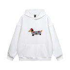 Miss | Hoodie Dames Oversized Geborduurd - Katoen
