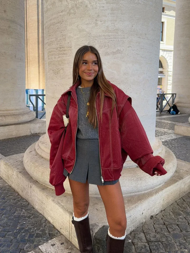Miss | Bomberjack Dames Oversized - Polyester
