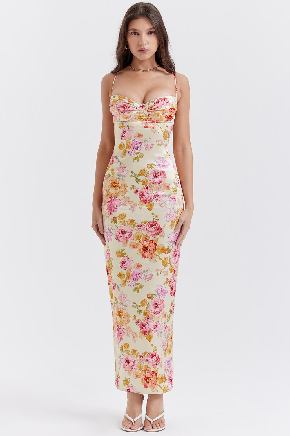 Violana | Flowy Satin Dress