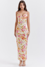 Violana | Flowy Satin Dress