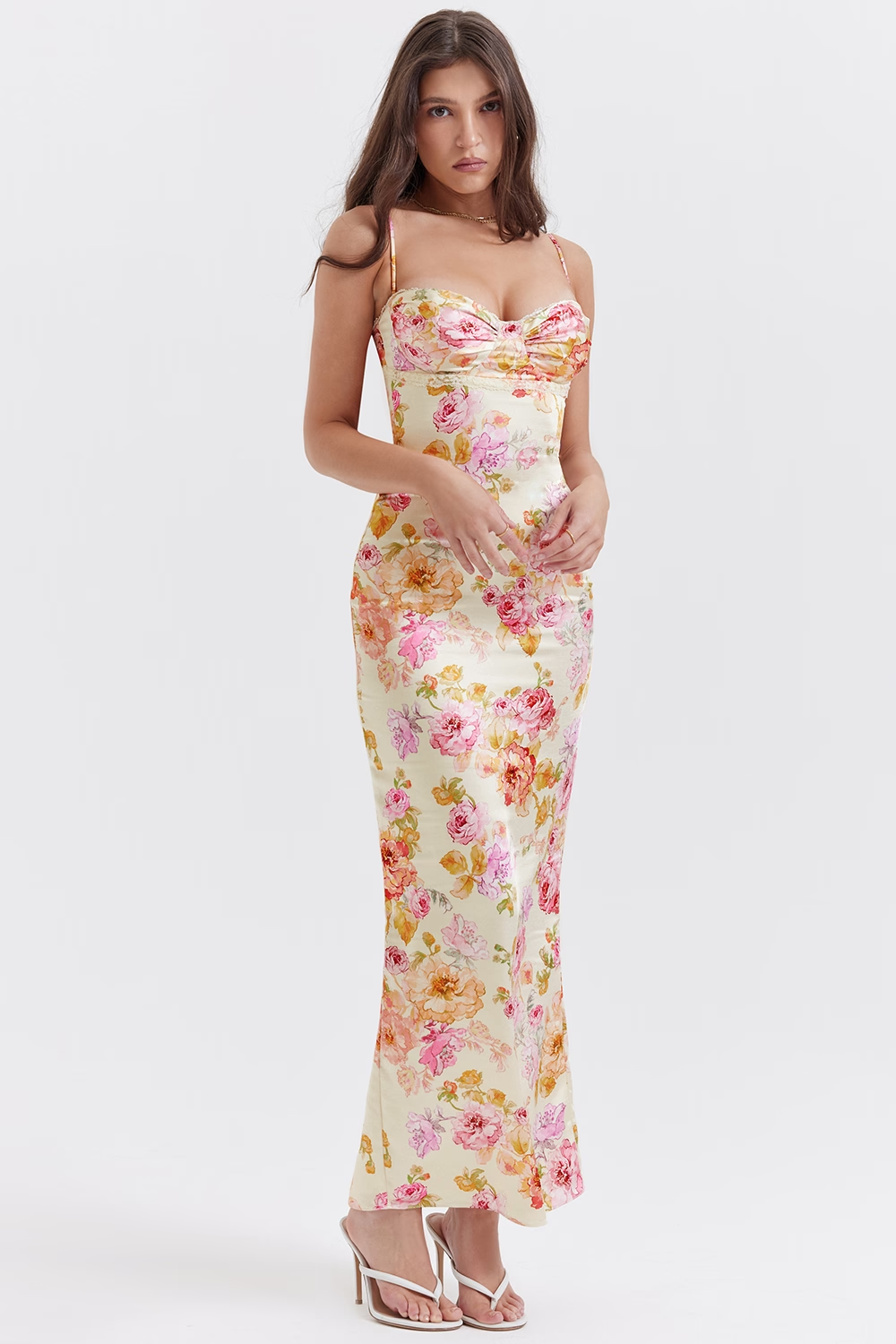 Violana | Flowy Satin Dress