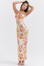 Violana | Flowy Satin Dress