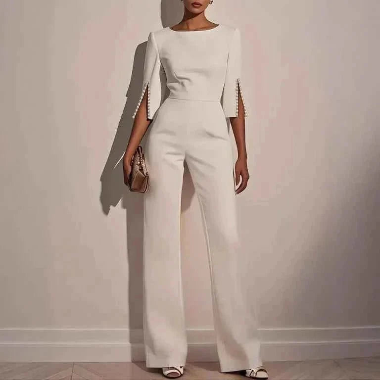 Miss | Jumpsuit Dames Elegant Bruids - Polyester