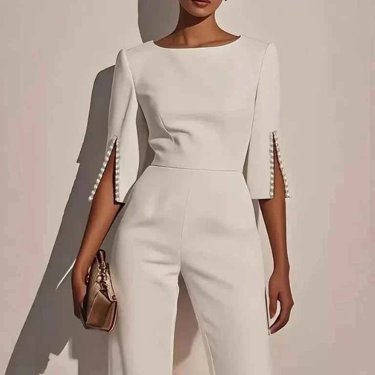 Miss | Jumpsuit Dames Elegant Bruids - Polyester