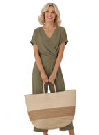 Jumpsuit Dames | Wikkelbodem Taillefocus