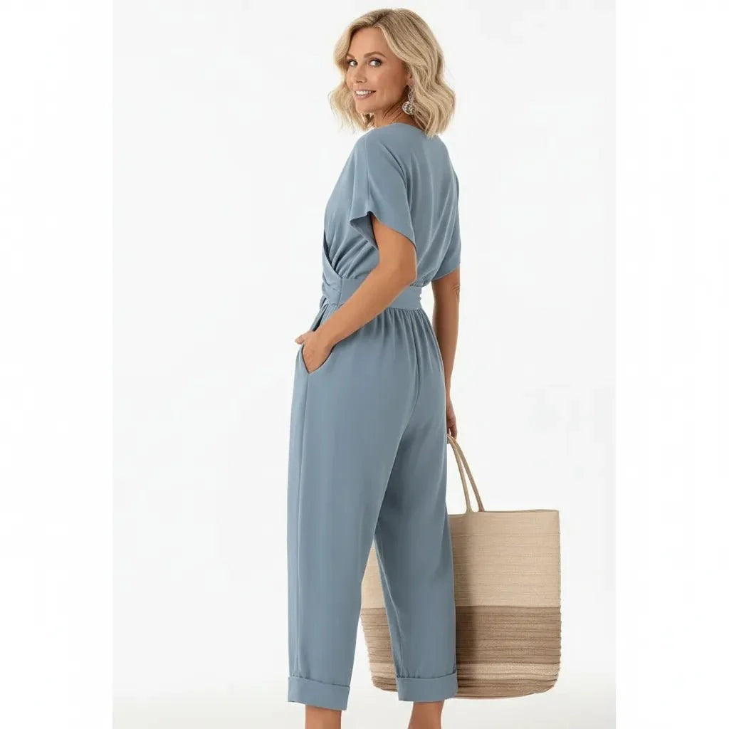 Jumpsuit Dames | Wikkelbodem Taillefocus