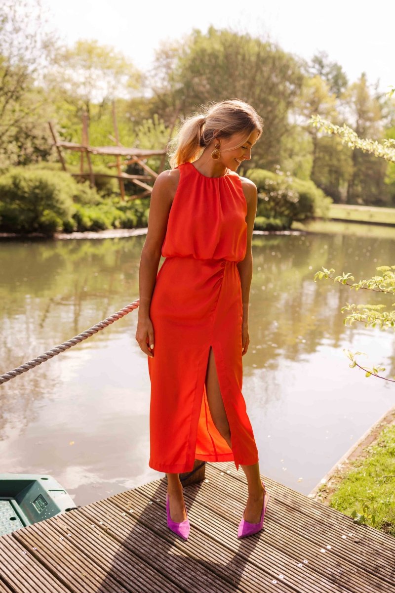 Miss | Jurk Dames Midi Elegant - Polyester