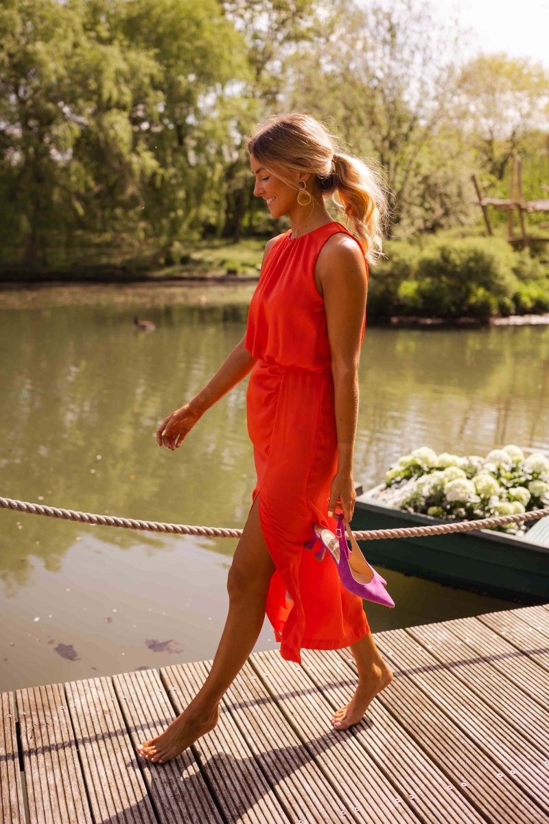 Miss | Jurk Dames Midi Elegant - Polyester