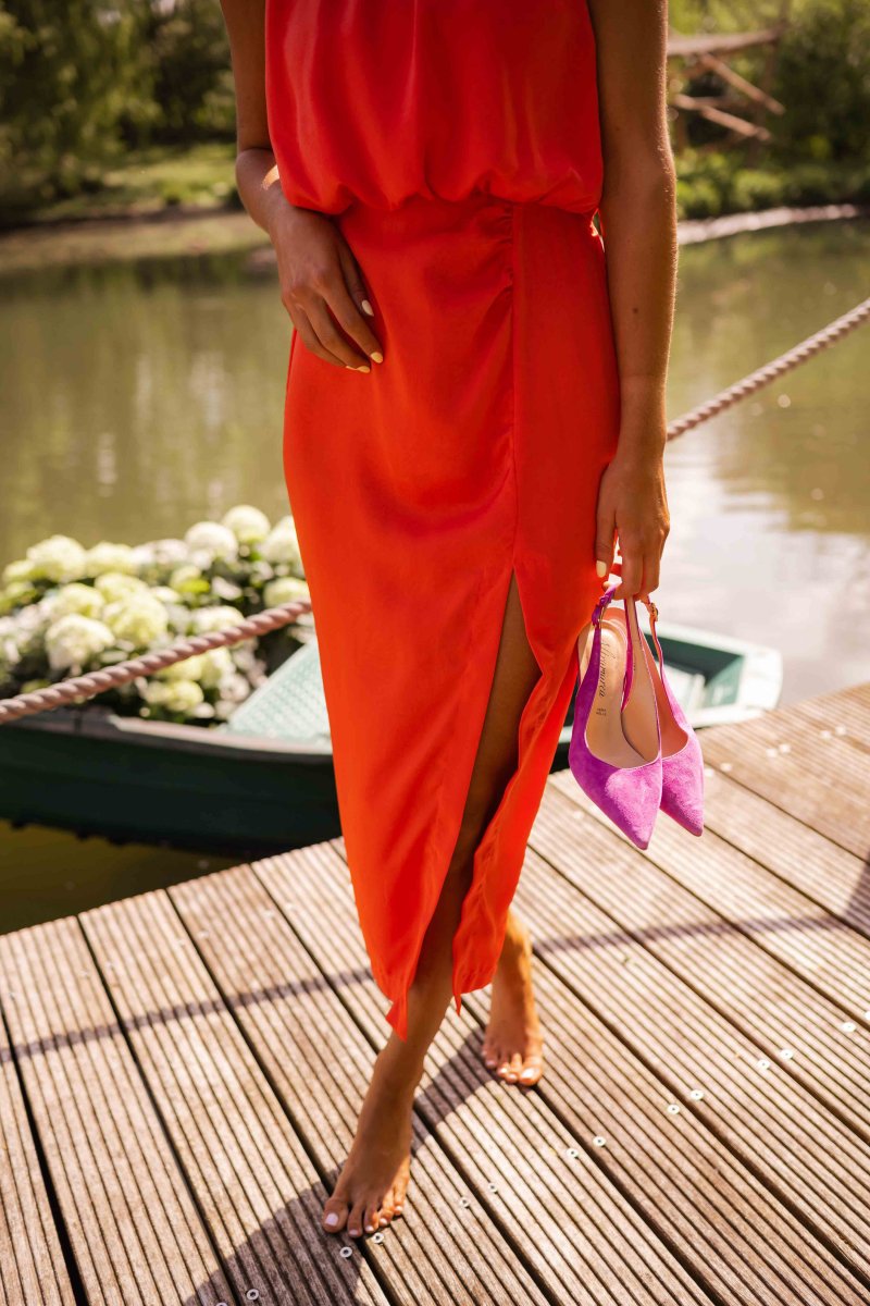 Miss | Jurk Dames Midi Elegant - Polyester