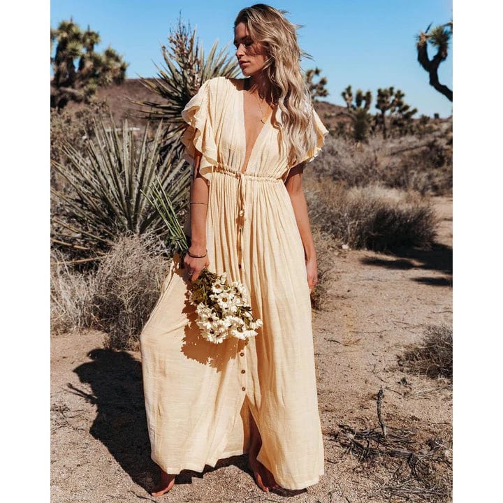 Miss | Jurk Dames Zomer Maxi Relaxte Pasvorm - Viscose