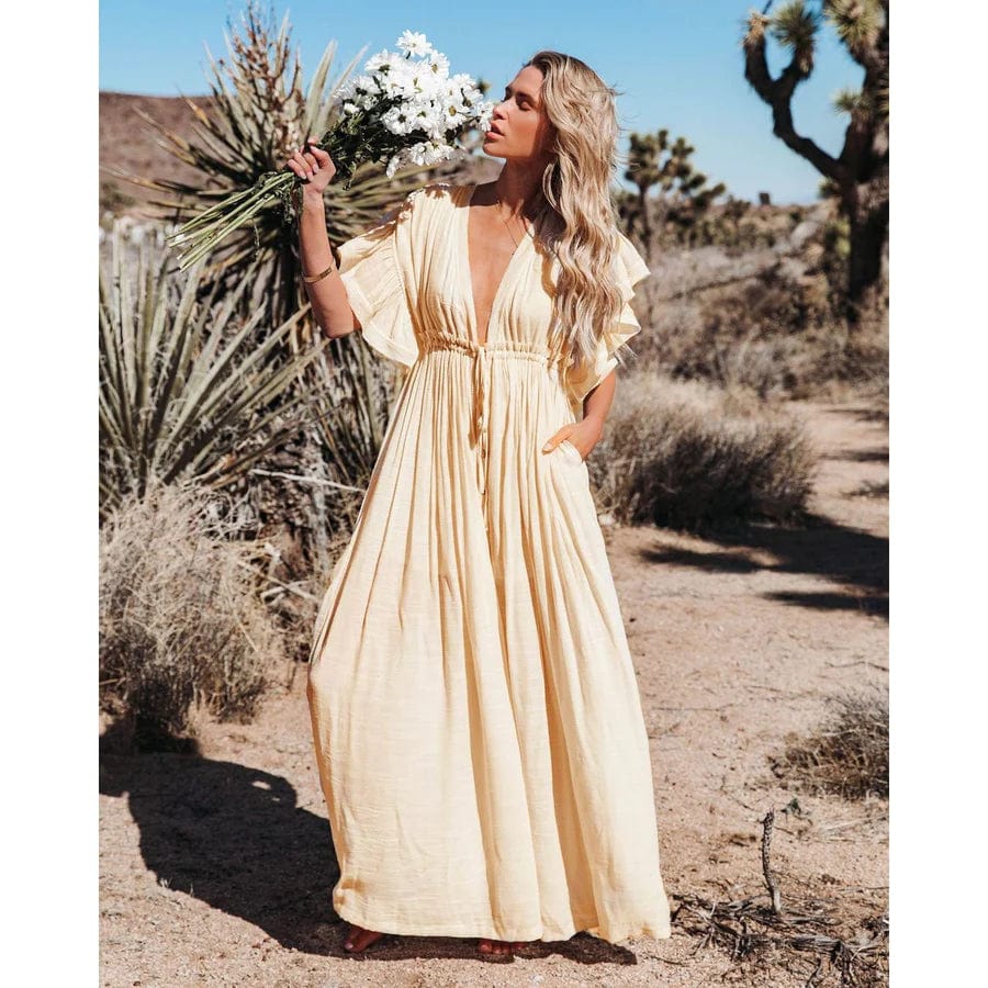 Miss | Jurk Dames Zomer Maxi Relaxte Pasvorm - Viscose