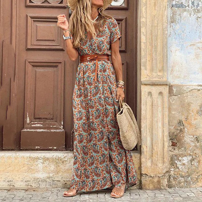 Miss | Jurk Dames Maxi Ibiza Bohemien - Viscose