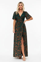 Miss | Jurk Dames Maxi A-lijn Split - Viscose