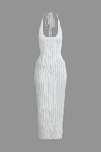 Miss | Jurk Dames Maxi Verticale Ruches - Polyester