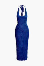 Miss | Jurk Dames Maxi Verticale Ruches - Polyester