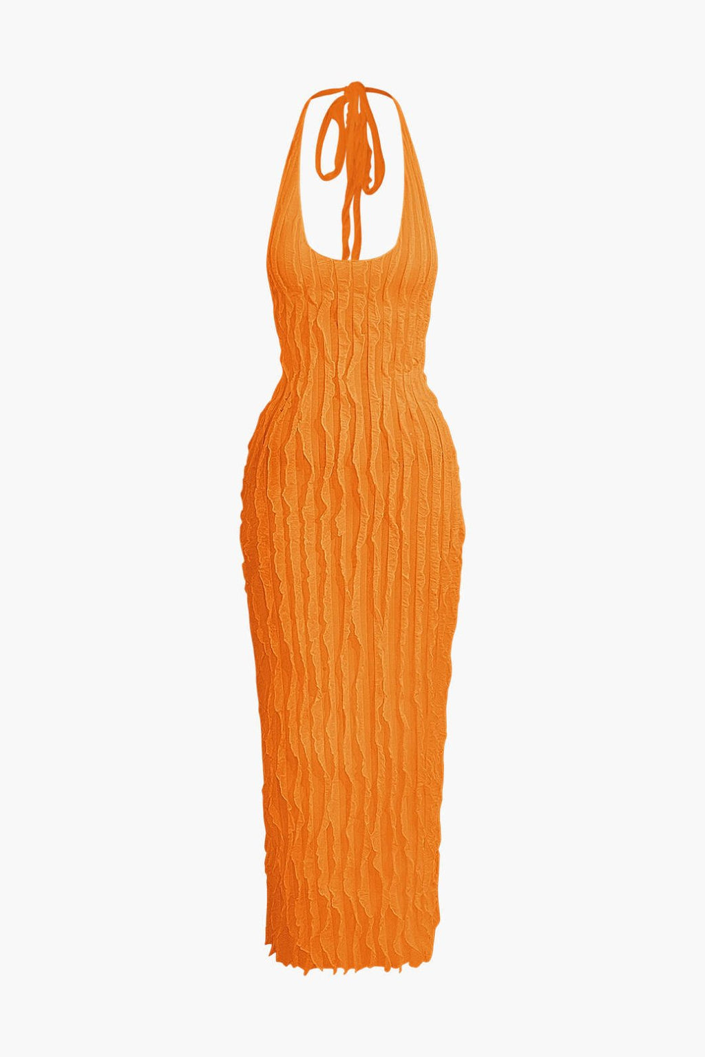 Miss | Jurk Dames Maxi Verticale Ruches - Polyester