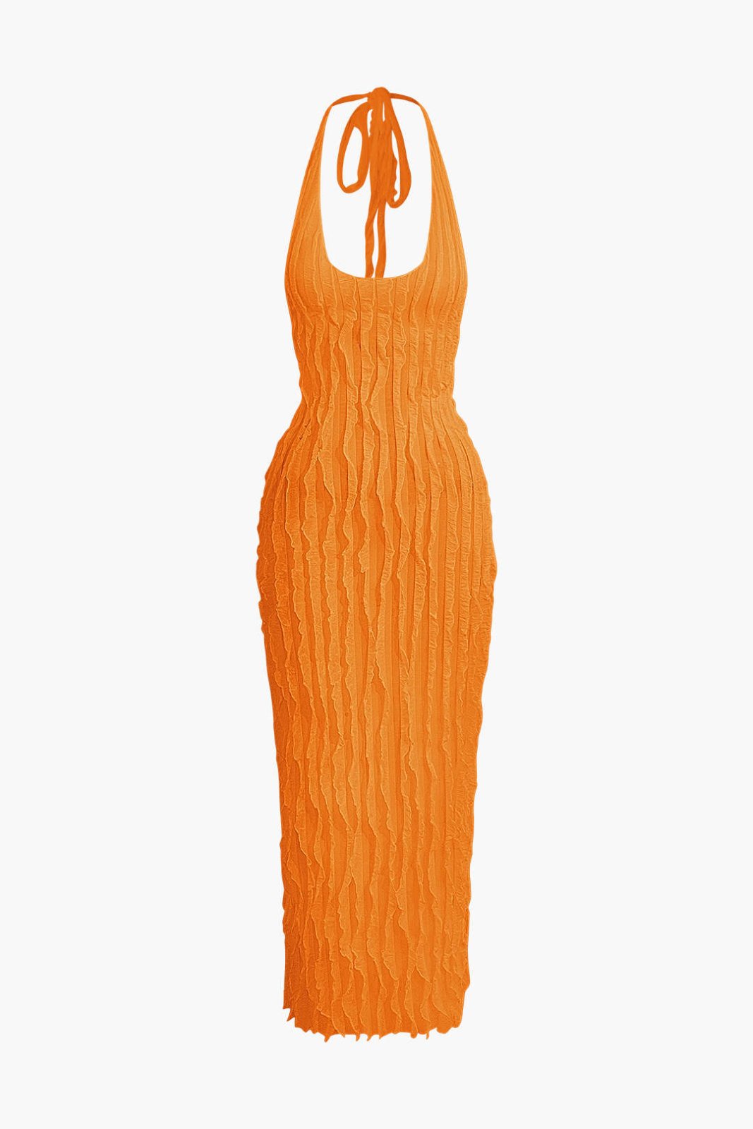 Miss | Jurk Dames Maxi Verticale Ruches - Polyester