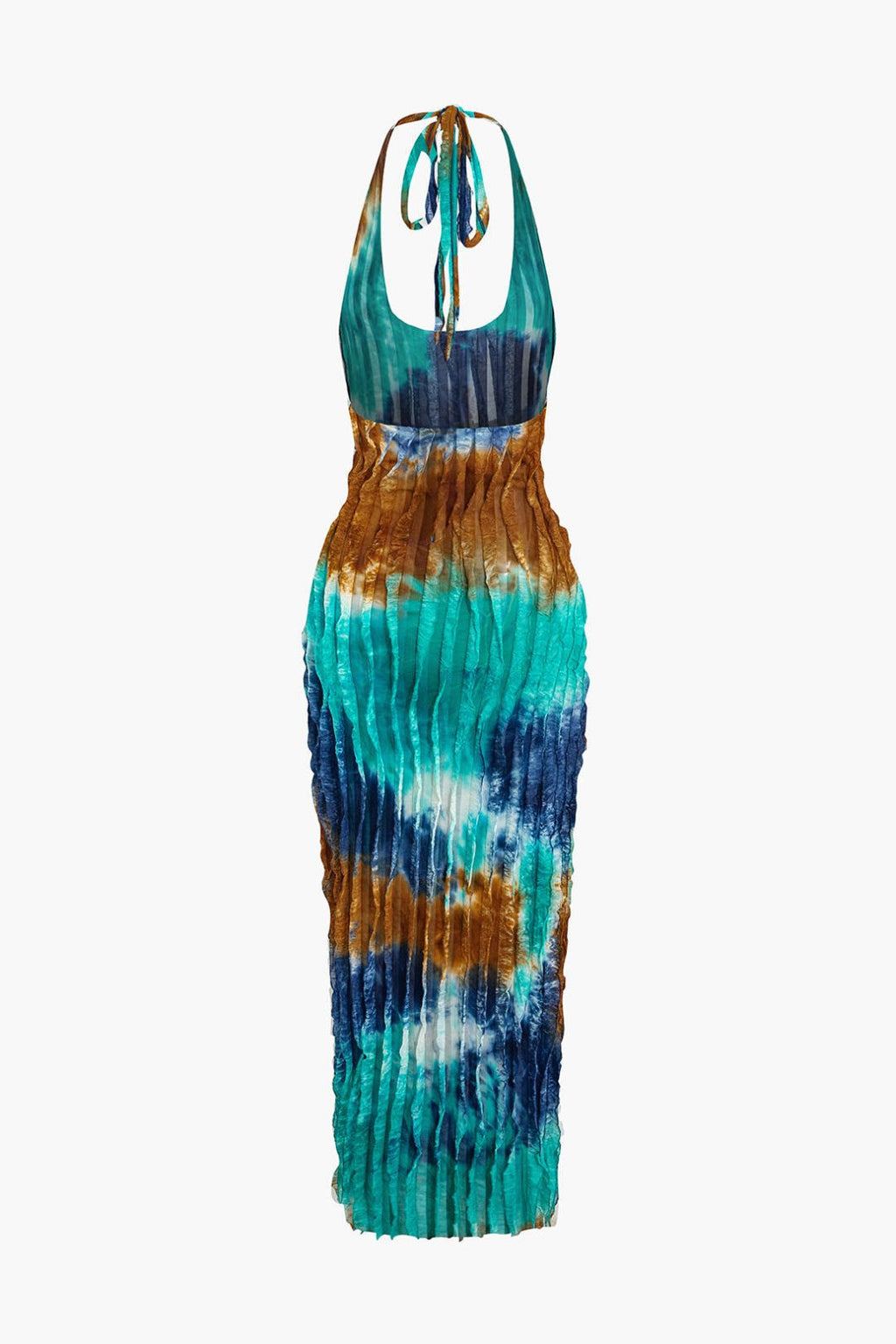 Miss | Jurk Dames Maxi Verticale Ruches - Polyester