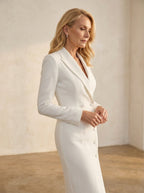 Miss | Jurk Dames Midi Blazerlook - Polyester