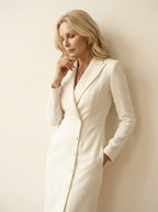 Miss | Jurk Dames Midi Blazerlook - Polyester