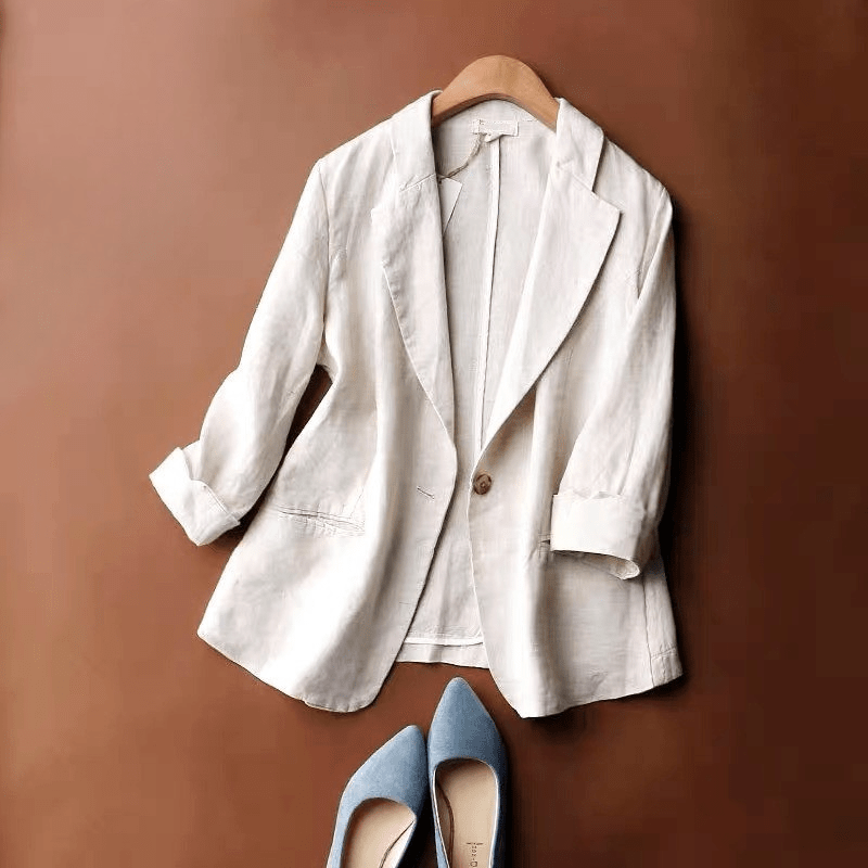 Miss | Blazer Dames Elegant - Linnen