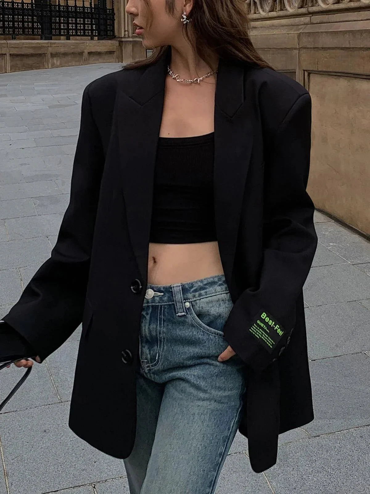 Miss | Blazer Dames Oversized - Polyester