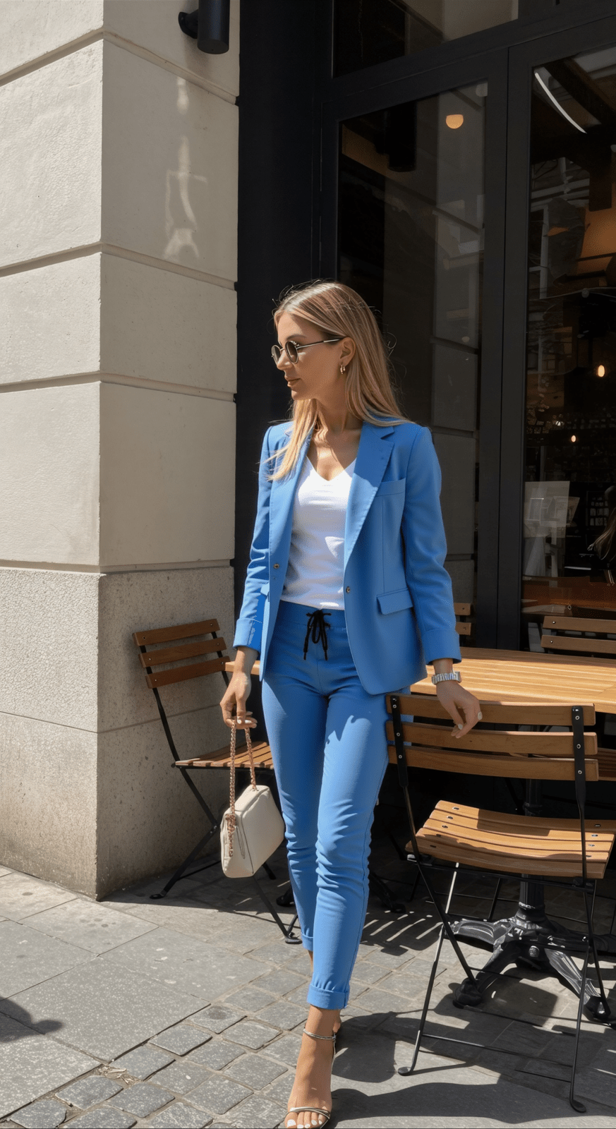 Miss | Blazer Set Dames Casual Chic - Polyester