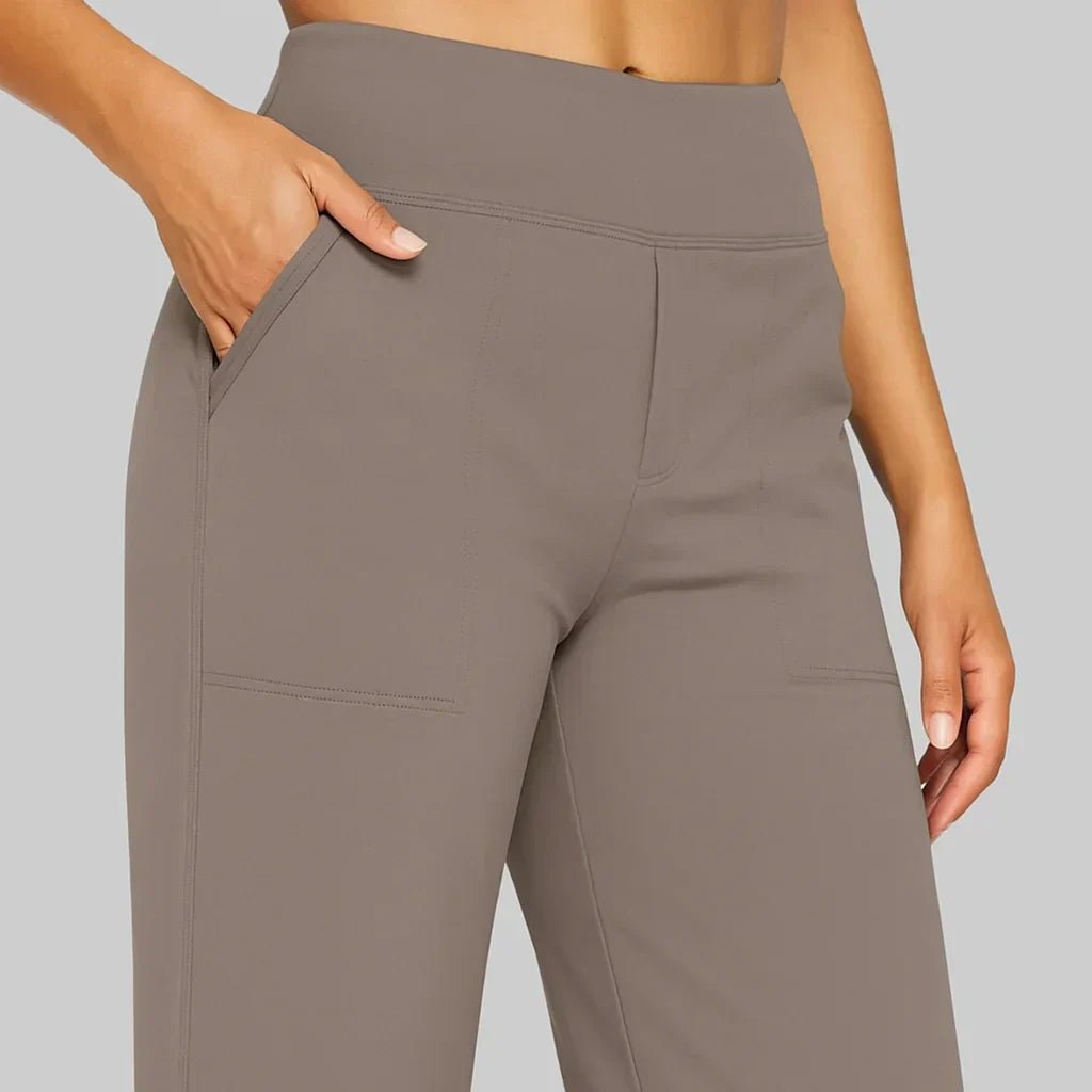 Miss | Broek Dames High Waist Regular - Katoenmix