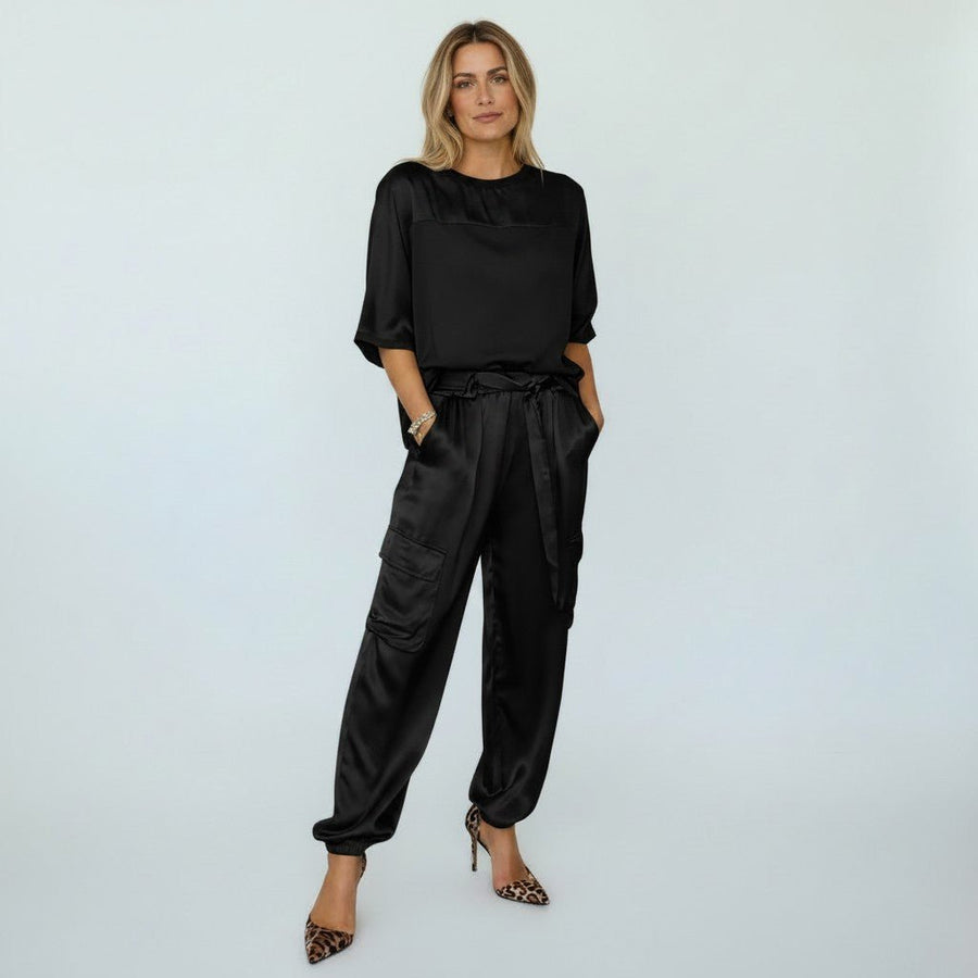 Sienna’s | Co‑ord Set Women Casual – Satin