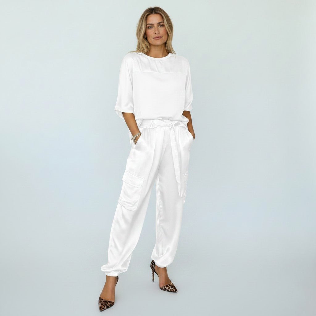 Sienna’s | Co‑ord Set Women Casual – Satin