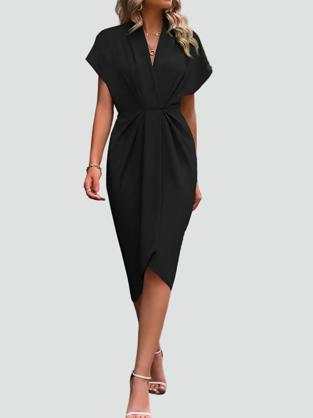 Miss | Cocktailjurk Dames Midi Elegant - Chiffon