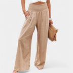 Miss | Flared Broek Dames High waist Comfort - Linnen